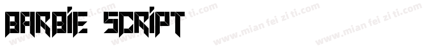 Barbie Script字体转换